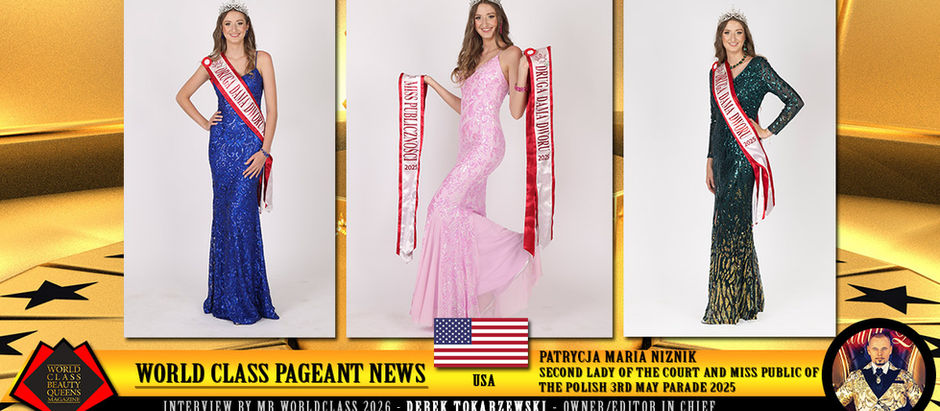 Patrycja Maria Niznik Second Lady of the Court and Miss Public of the Polish 3rd May Parade 2025