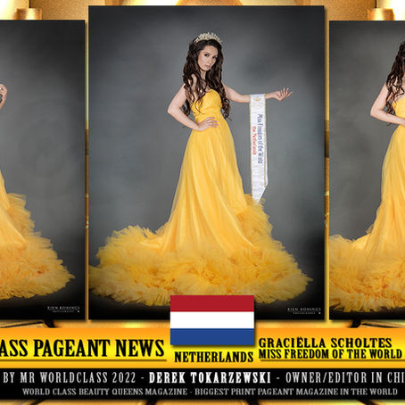 Graciëlla Scholtes Miss Freedom of the World 1st Runner Up 2021