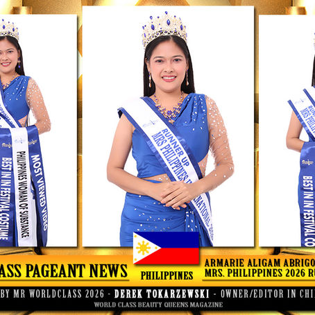 Armarie Aligam Abrigo Mrs. Philippines 2026 Runner-Up