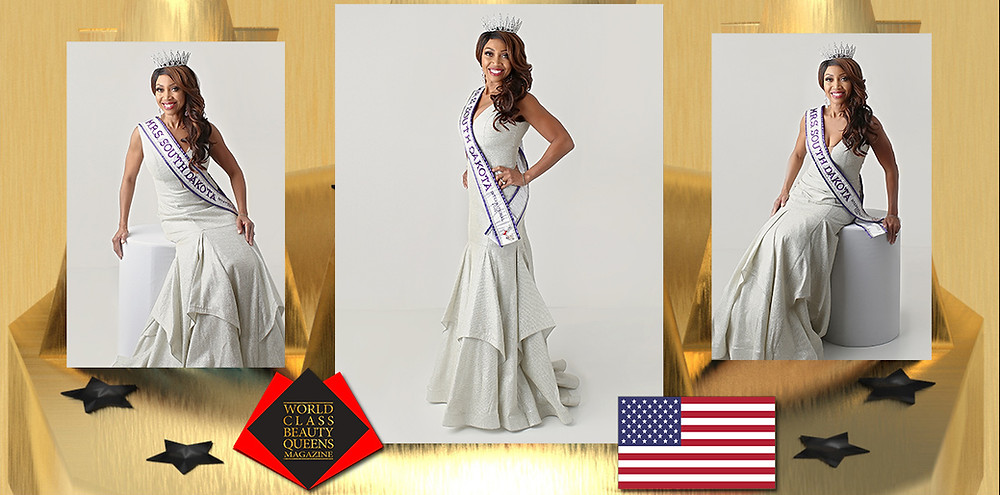 Victoria L. Borges Mrs. South Dakota International 2020, World Class Beauty Queens Magazine, Lynn Marie Photography