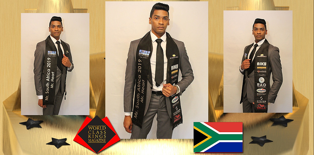 Johan Daniels Mr. South Africa Mr. Heart 2019, World Class Kings Magazine,