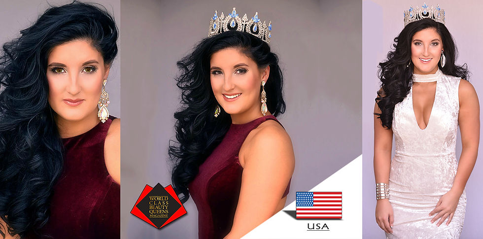 Kaitlin Stowe 2019 Miss South Carolina North America, World Class Beauty Queens Magazine, Photo by Amanda Ferguson Photography