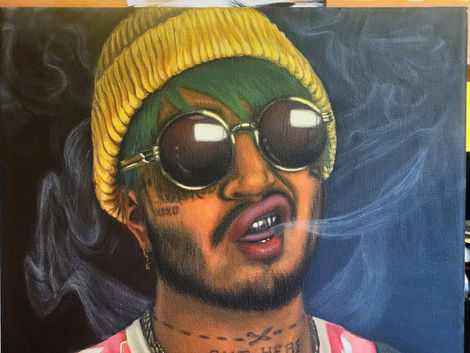 ITSOKTOCRY Gwen Stacy fanart painting portrait painted