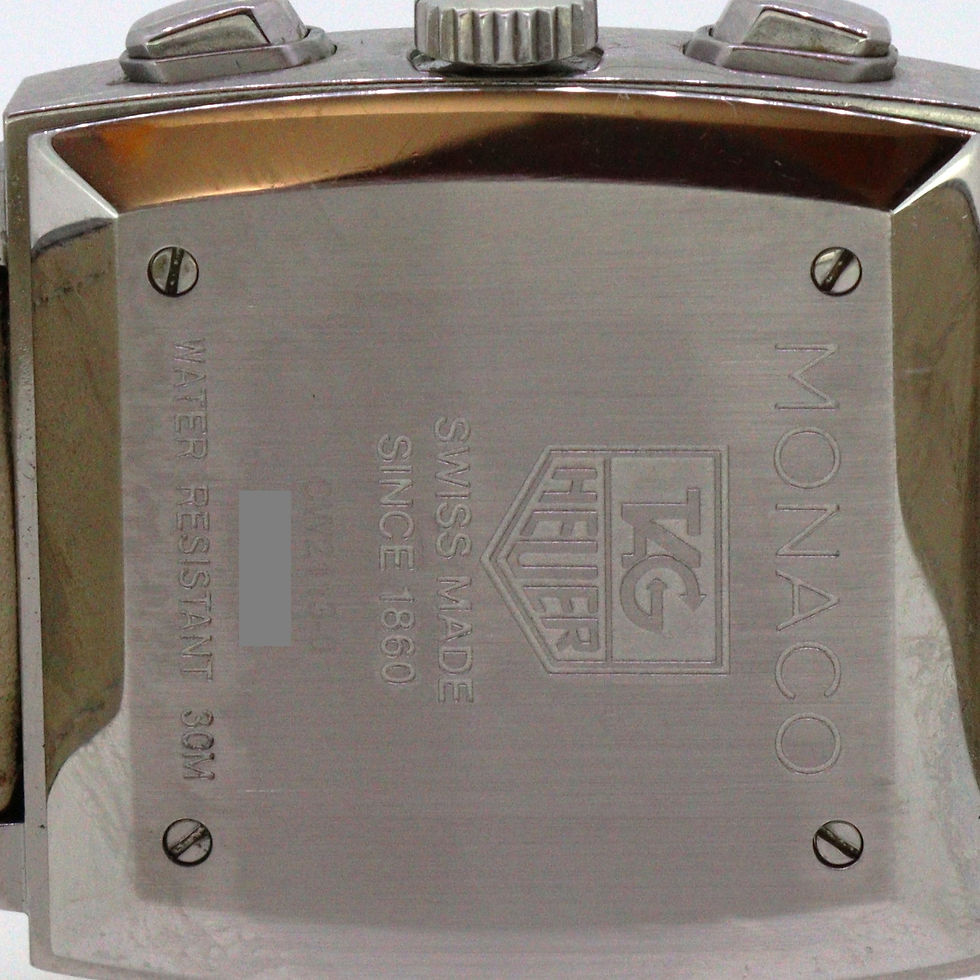 Thumbnail: Tag Heuer Monaco Steve McQueen chronograph watch new strap 1 yr warranty CW2113