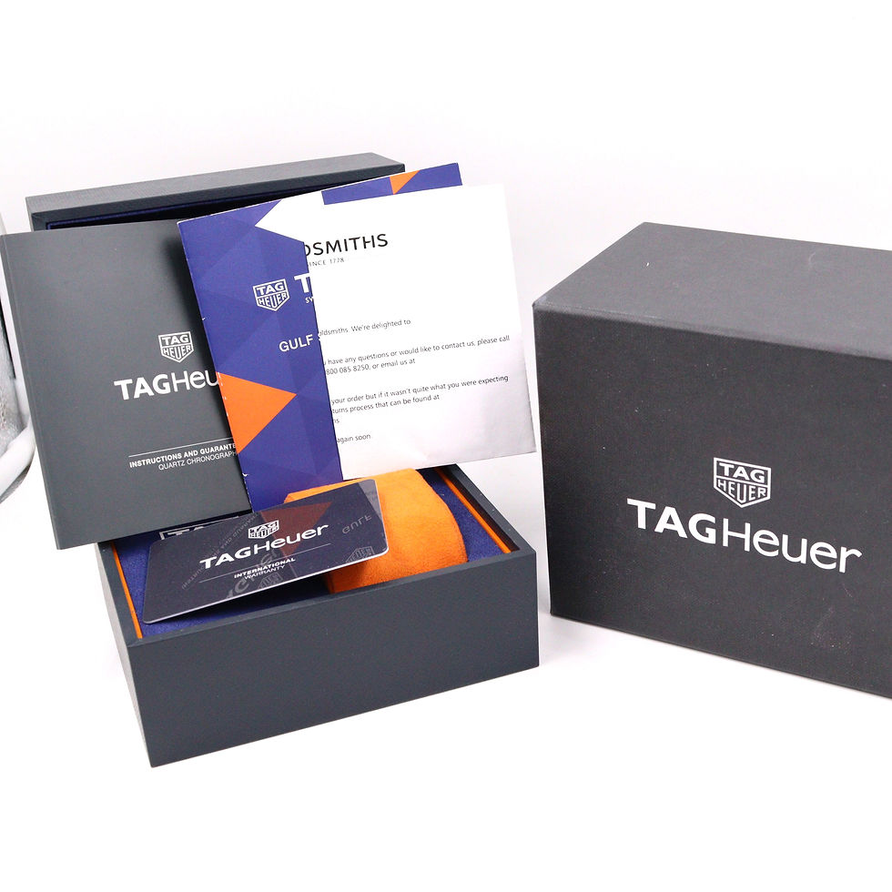 Thumbnail: Tag Heuer Formula 1 Gulf just serviced full set 1 year warranty CAZ101N watch F1