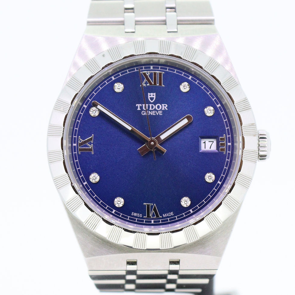 Thumbnail: 2025 Tudor Royal 38mm Blue diamond dot watch full set Tudor warranty Nov 2030