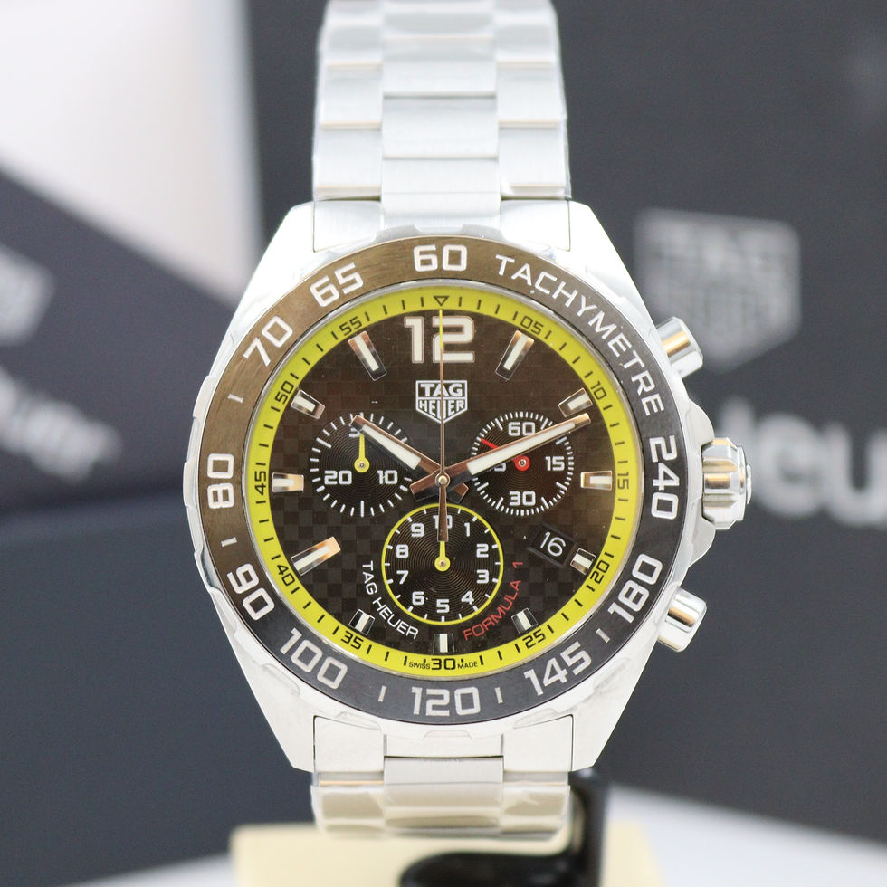 Thumbnail: 2024 Tag Heuer Formula 1 yellow watch serviced new Tag bracelet 1 year warranty