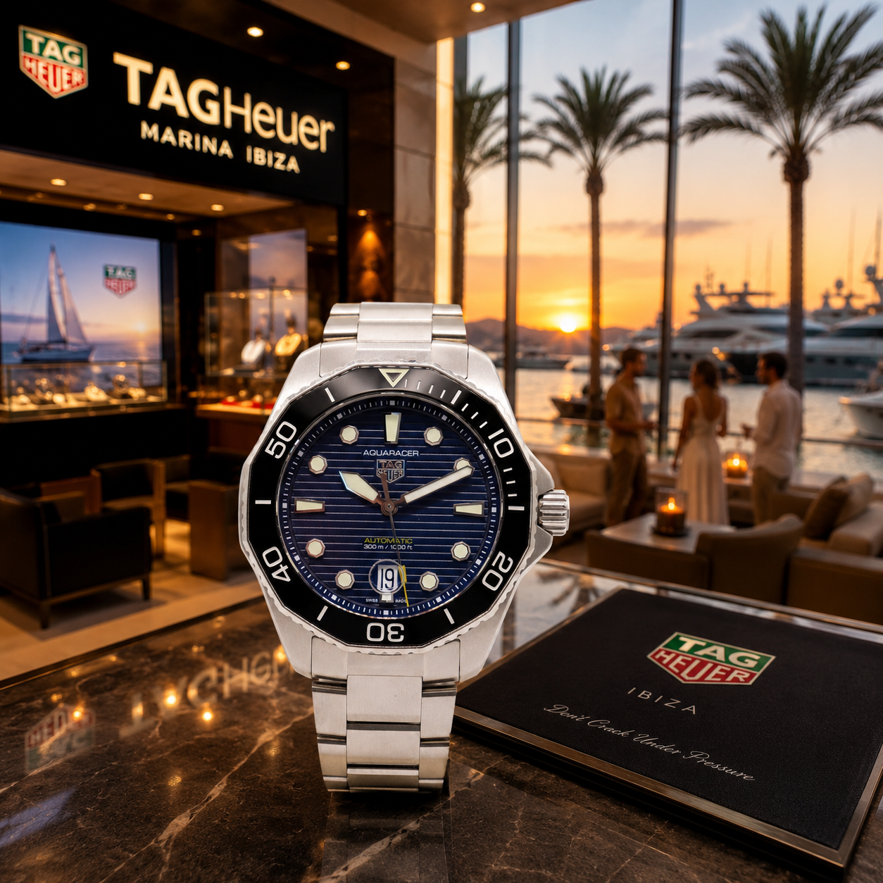 Tag Heuer Aquaracer Ibiza Limited edition 14 of 20 watch full set 1 yr warranty
