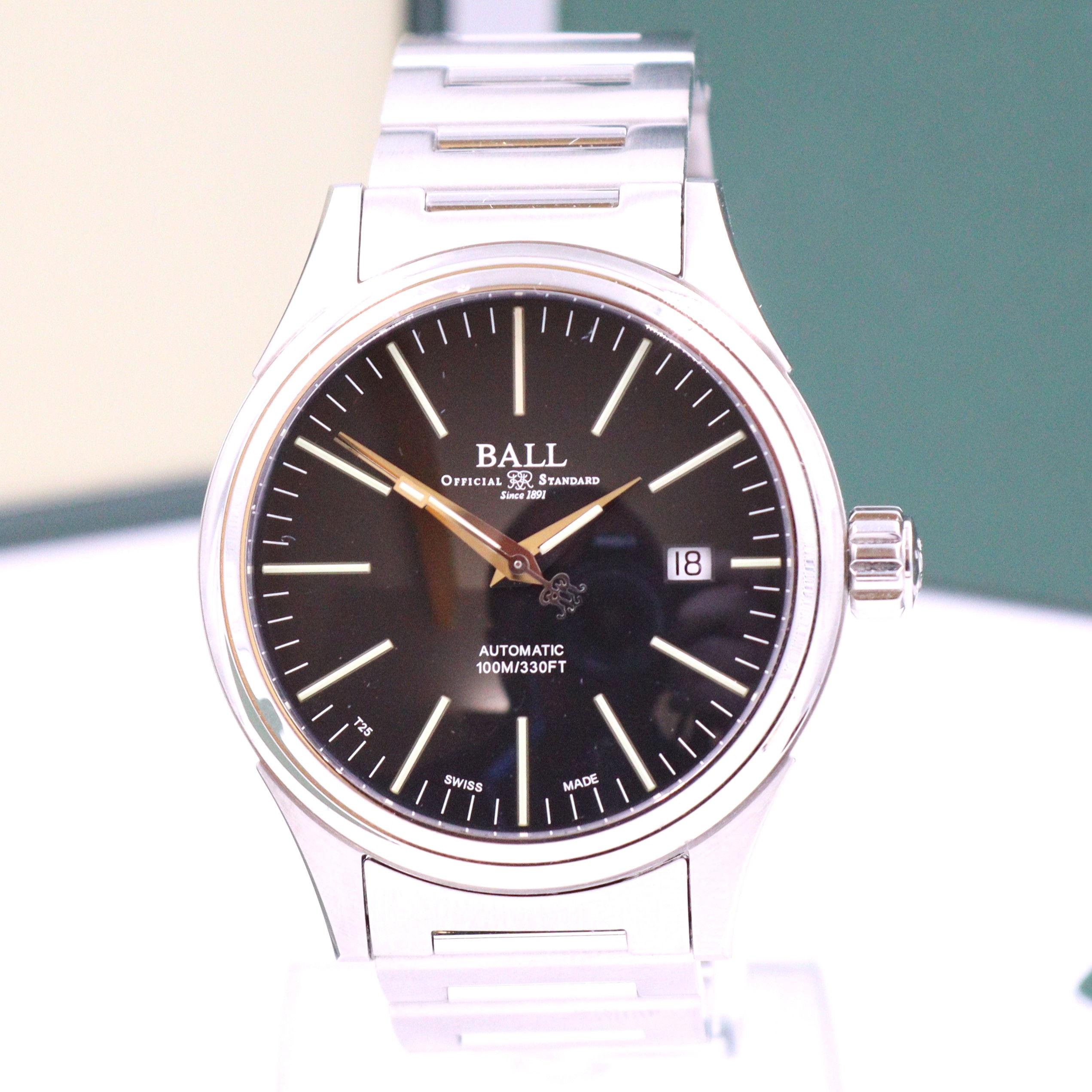 Ball Fireman Enterprise 40mm automatic Swiss watch full set 1 year warranty