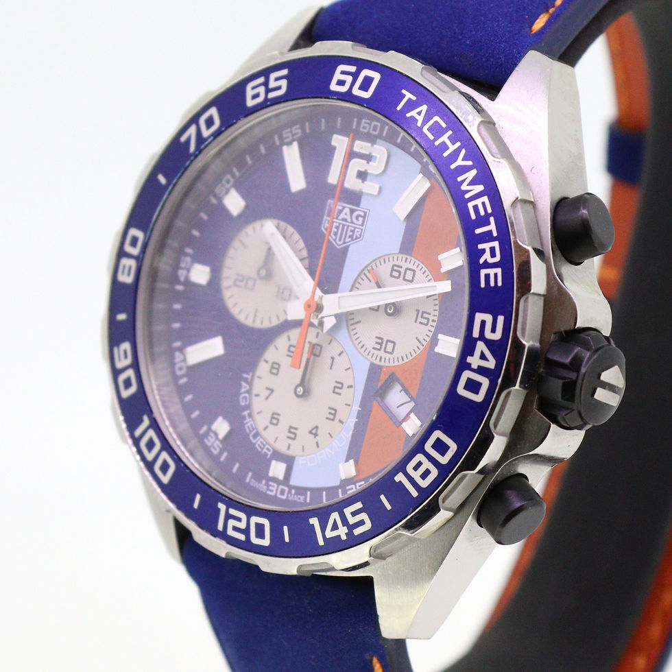 Thumbnail: Tag Heuer Formula 1 Gulf just serviced full set 1 year warranty CAZ101N watch F1