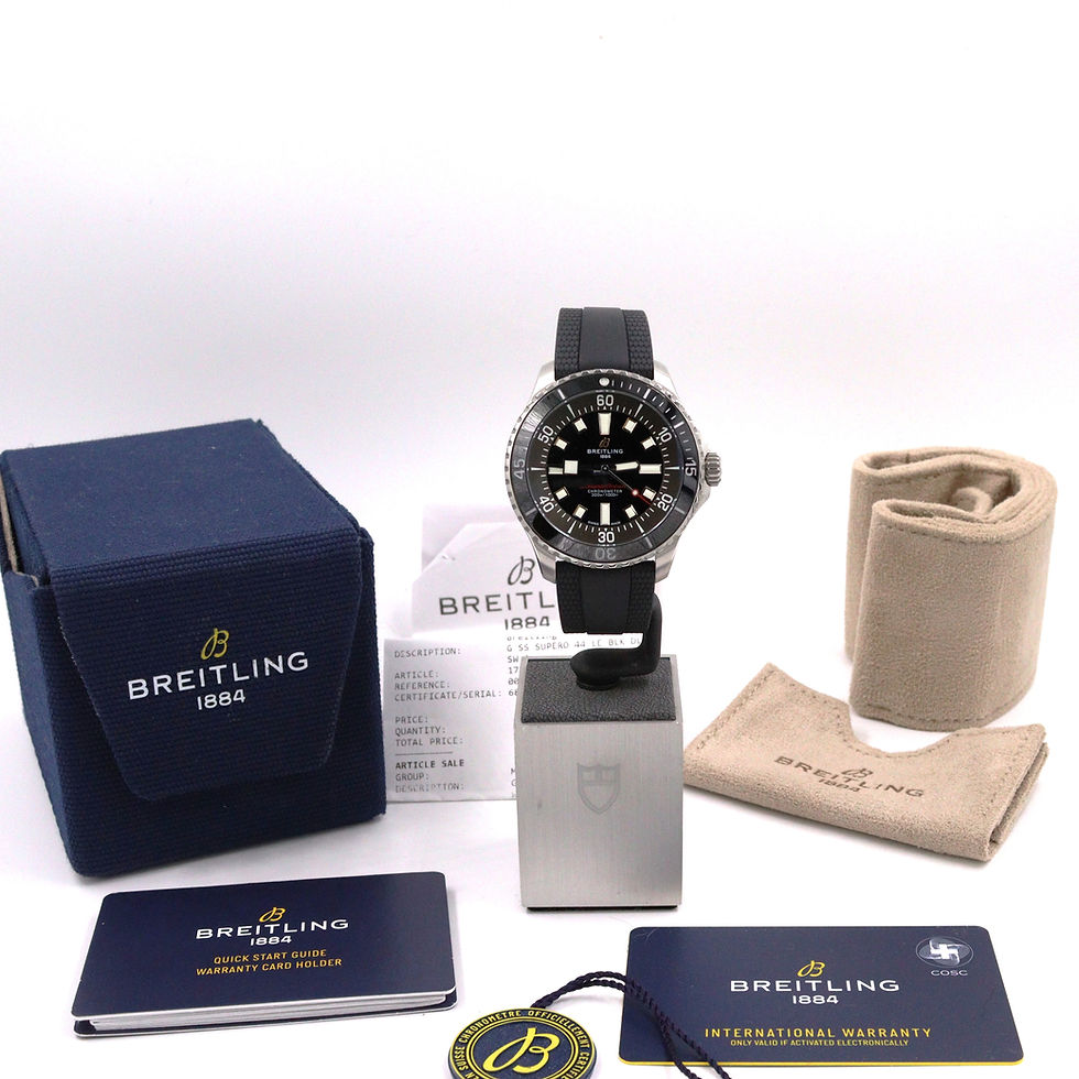 Thumbnail: Breitling Superocean 44 watch UK limited edition near mint warranty May 2029 FS