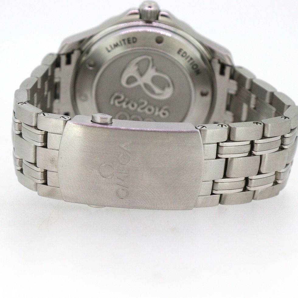 Thumbnail: Omega Seamaster Rio Olympics limited edition watch full set 1 year warranty