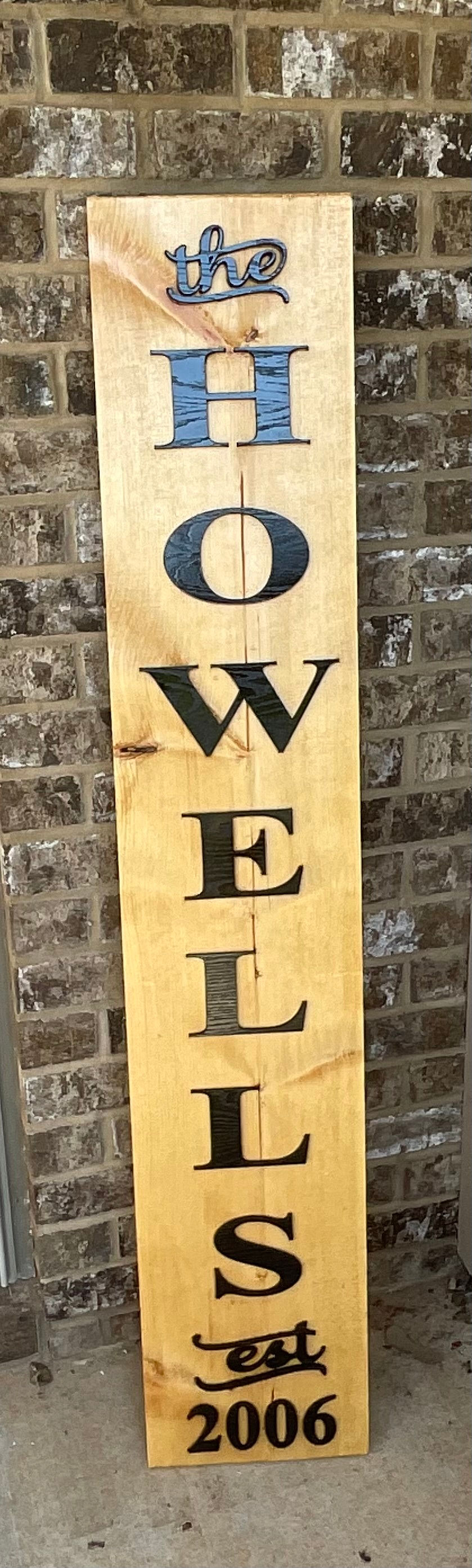 Est Family Name sign