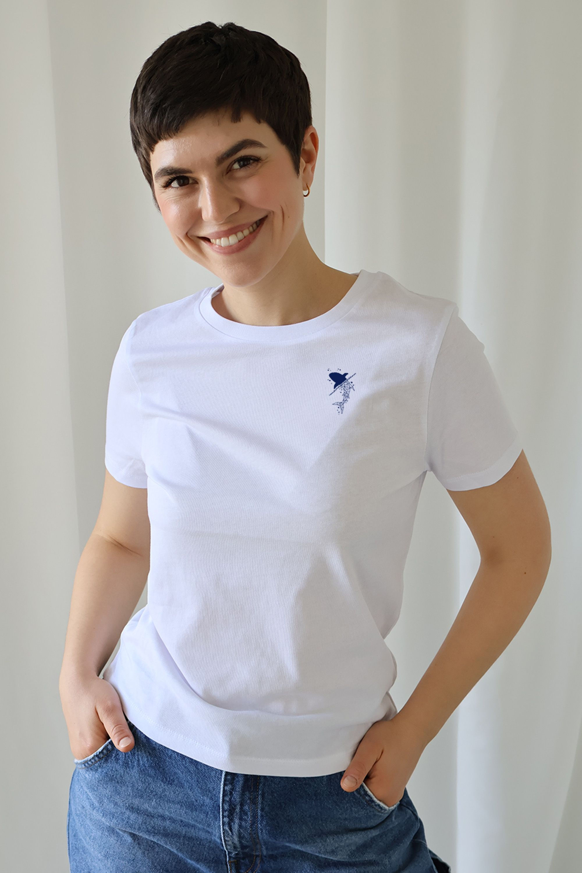 Artdesign - Biofair- Flauschiges Femin Shirt / Little Shark