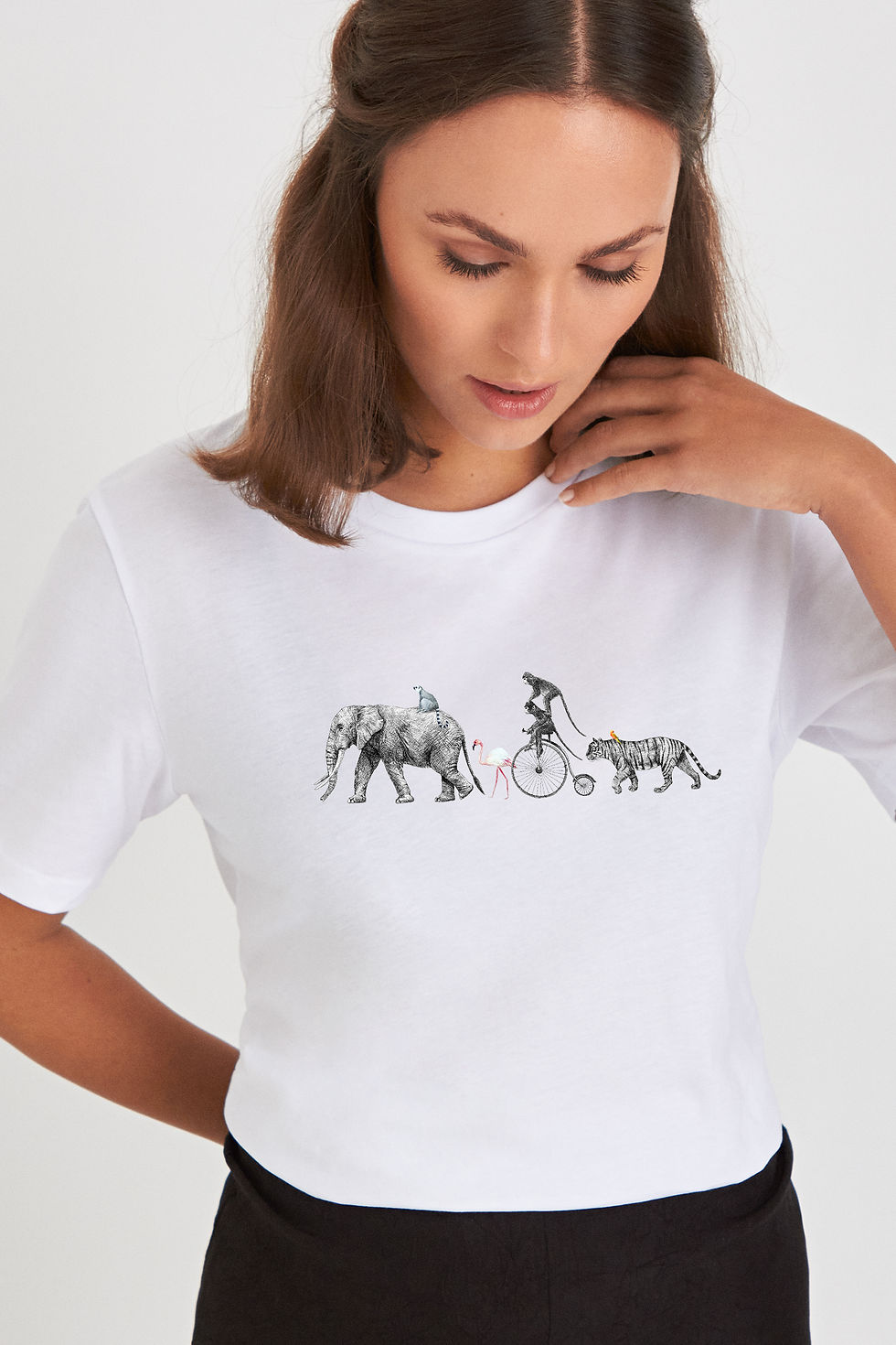 Miniaturbild: Artdesign - Biofair Shirt /Animals are Friends