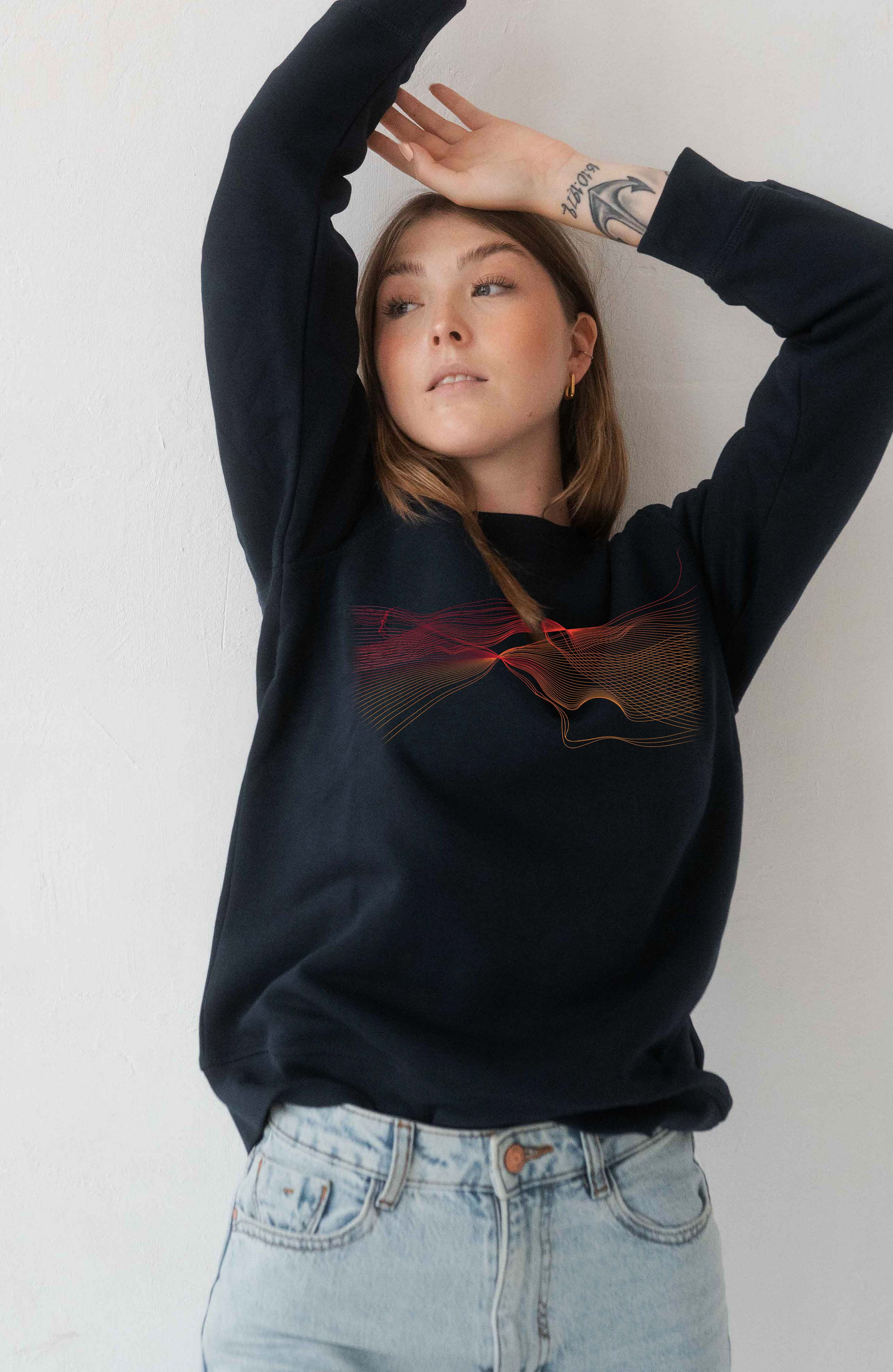 Biofair - Flauschig, leichter Klassik Sweater - Faded Love