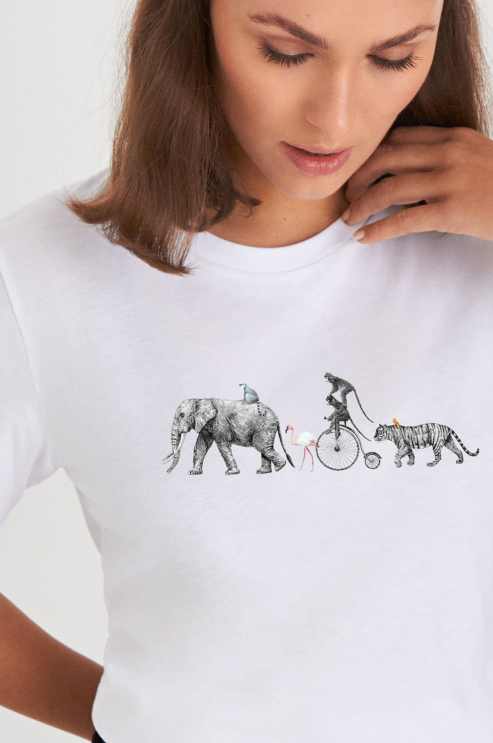Miniaturbild: Artdesign - Biofair Shirt /Animals are Friends