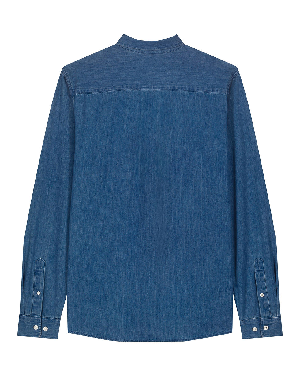 Miniaturbild: Der Denim Klassiker - Weiches, reines Biobaumwoll - Jeanshemd. Dieses Jeanshemd