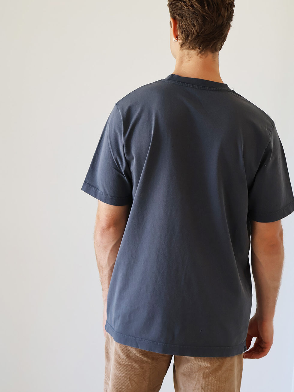 Miniaturbild: Vintage Oversize Shirt aus reiner Biobaumwolle - Kleines Segelboot