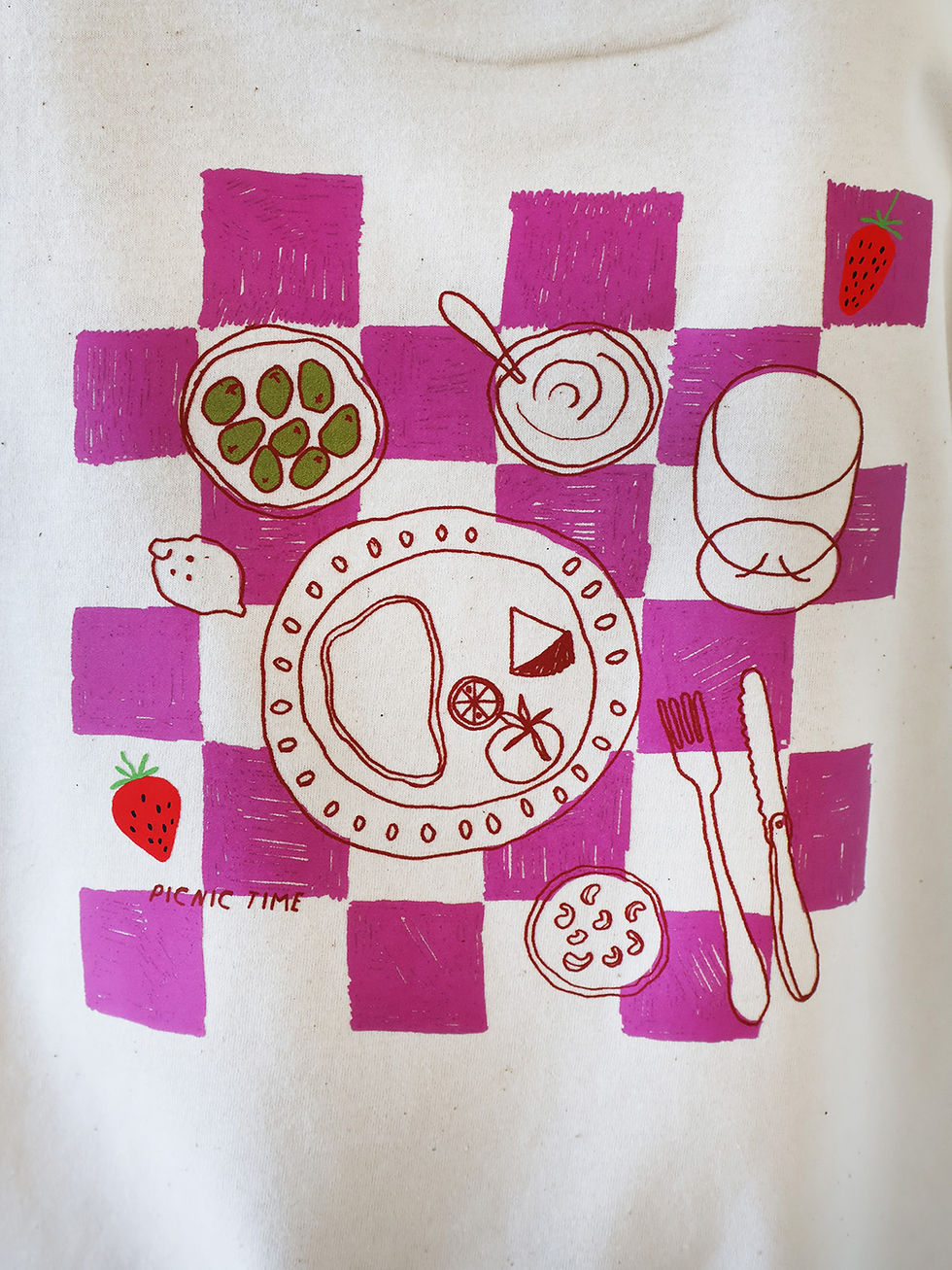 Miniaturbild: Artdesign - Biofair Shirt - Boxi Style  /Picnic