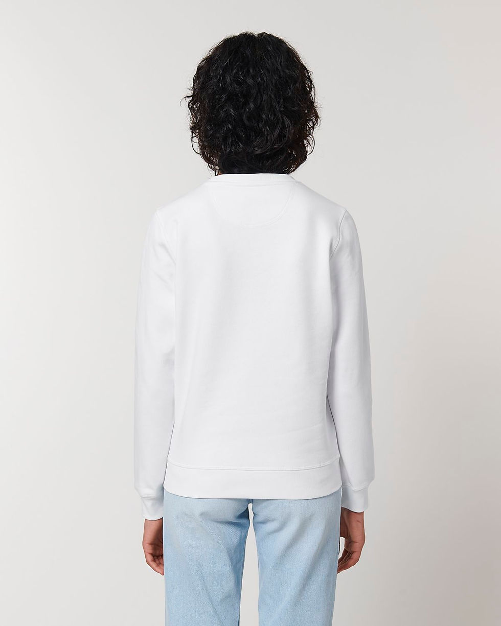 Miniaturbild: Klassisches Sweatshirt - innen flauschig /White