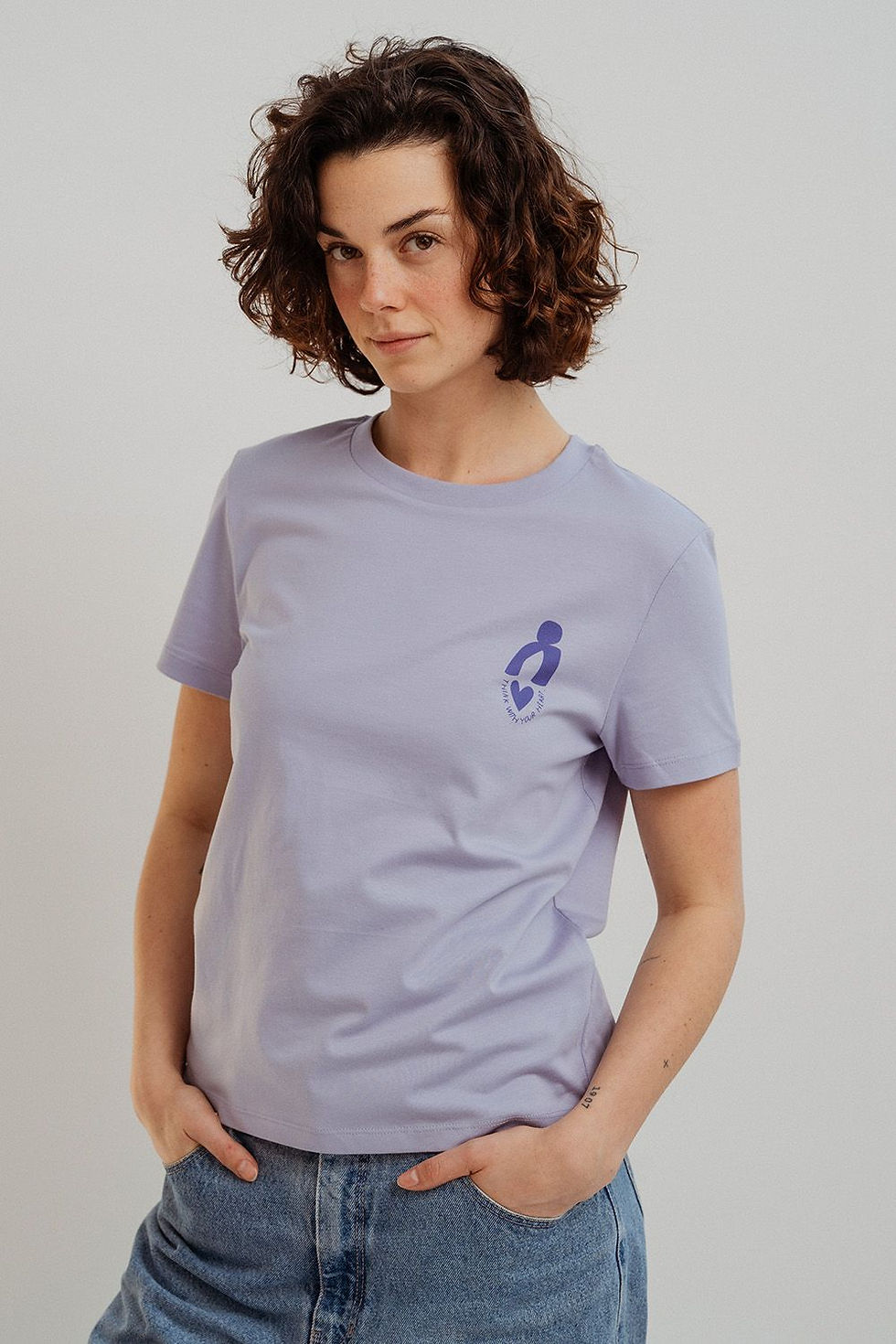 Miniaturbild: Artdesign - Biofair- Femin Shirt /Think with your Heart