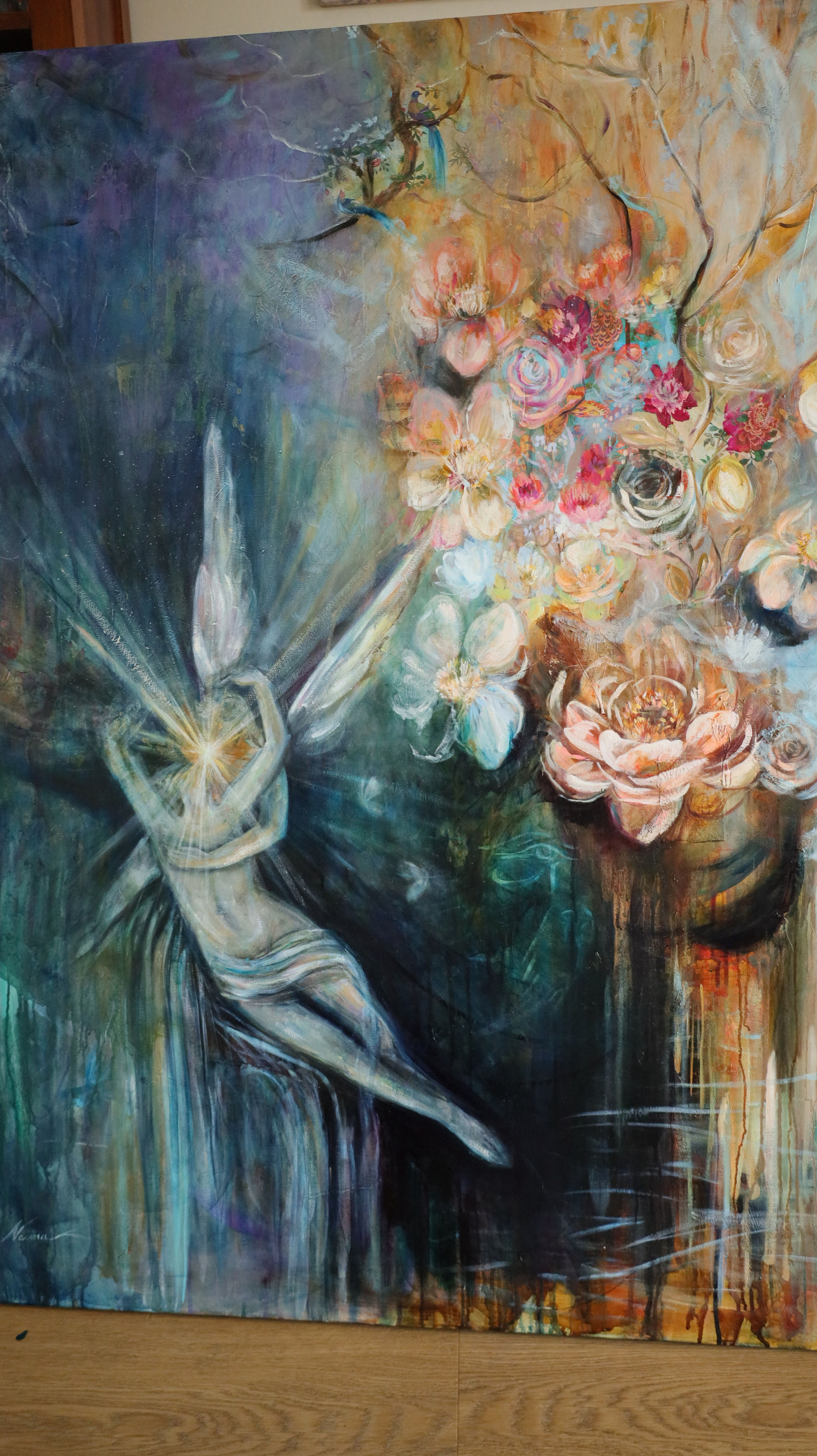 Breath of Life | Original Oil Painting | Divine Feminine