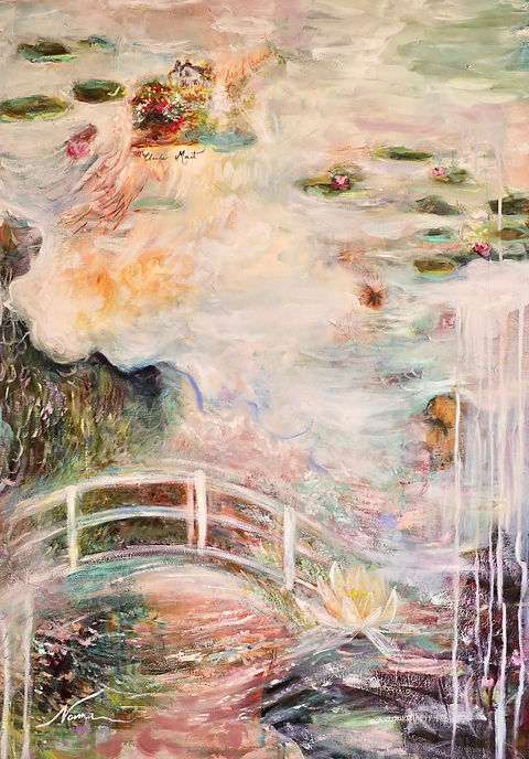 Naima Namaste Fine Art Soft Release | Original Oil Painting