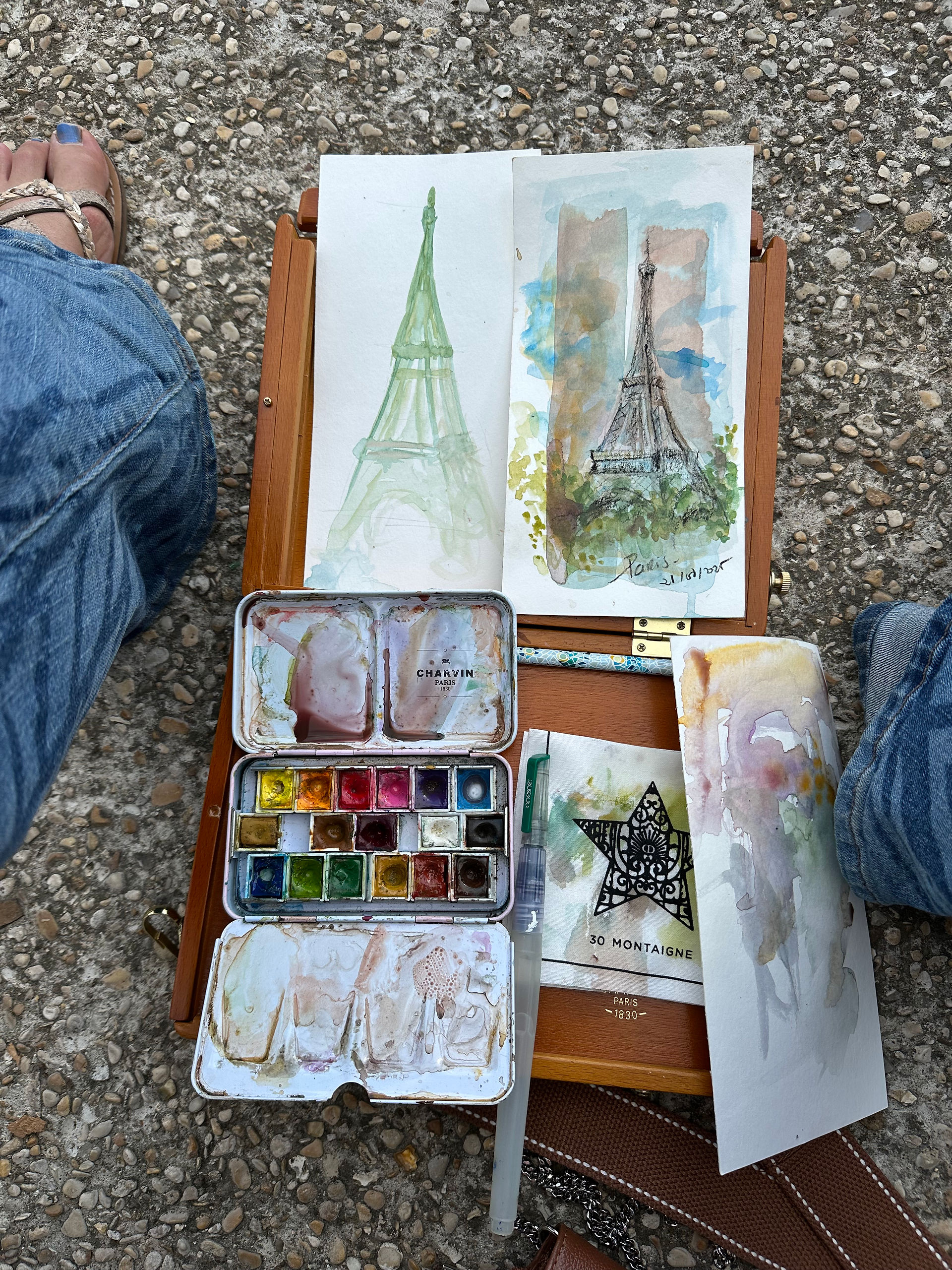 Paris in spring and summer, naima fine art, artiste peintre