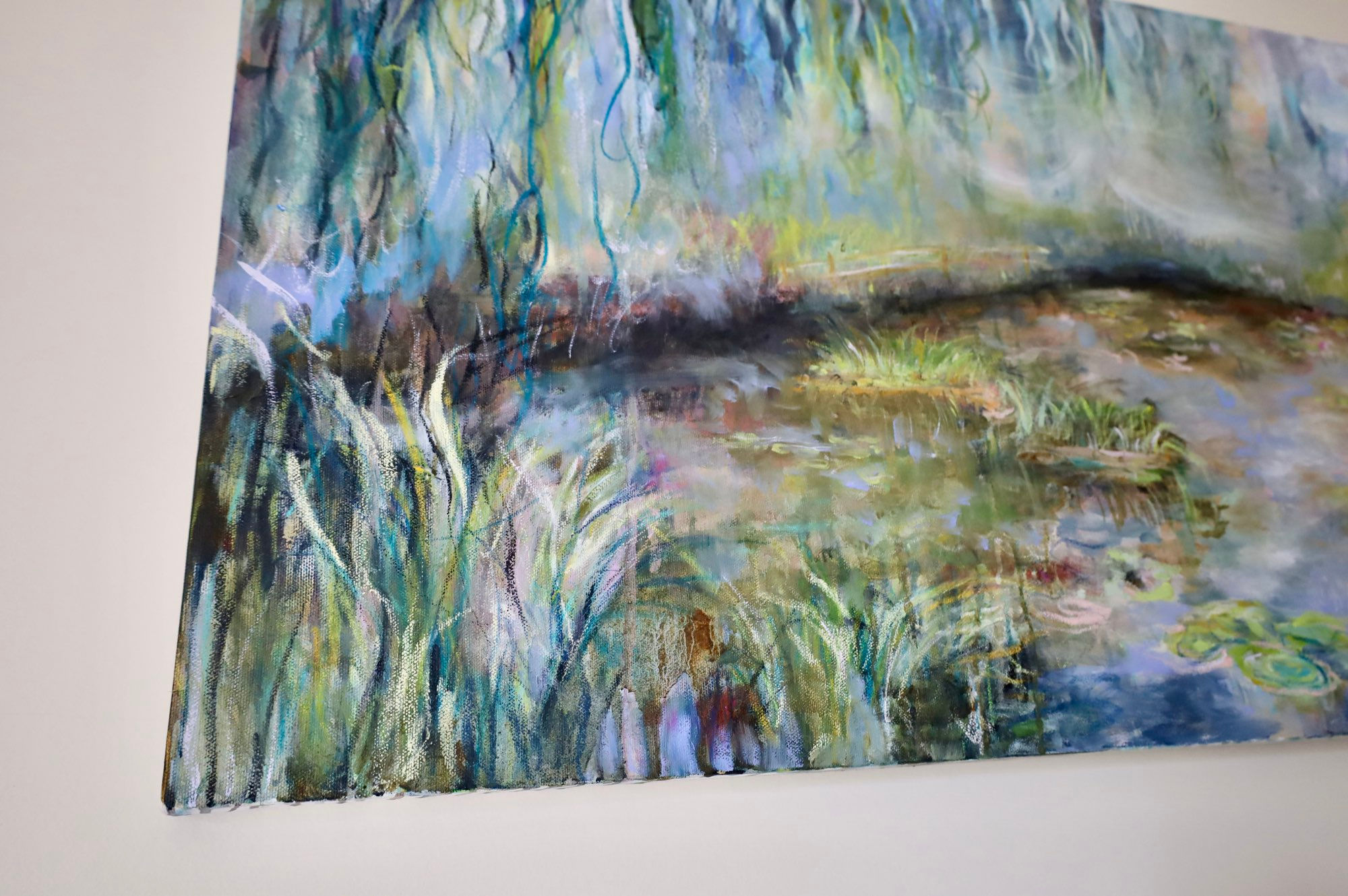 Aurora Mist | Oil Painting | Claude Monet Garden Waterlily