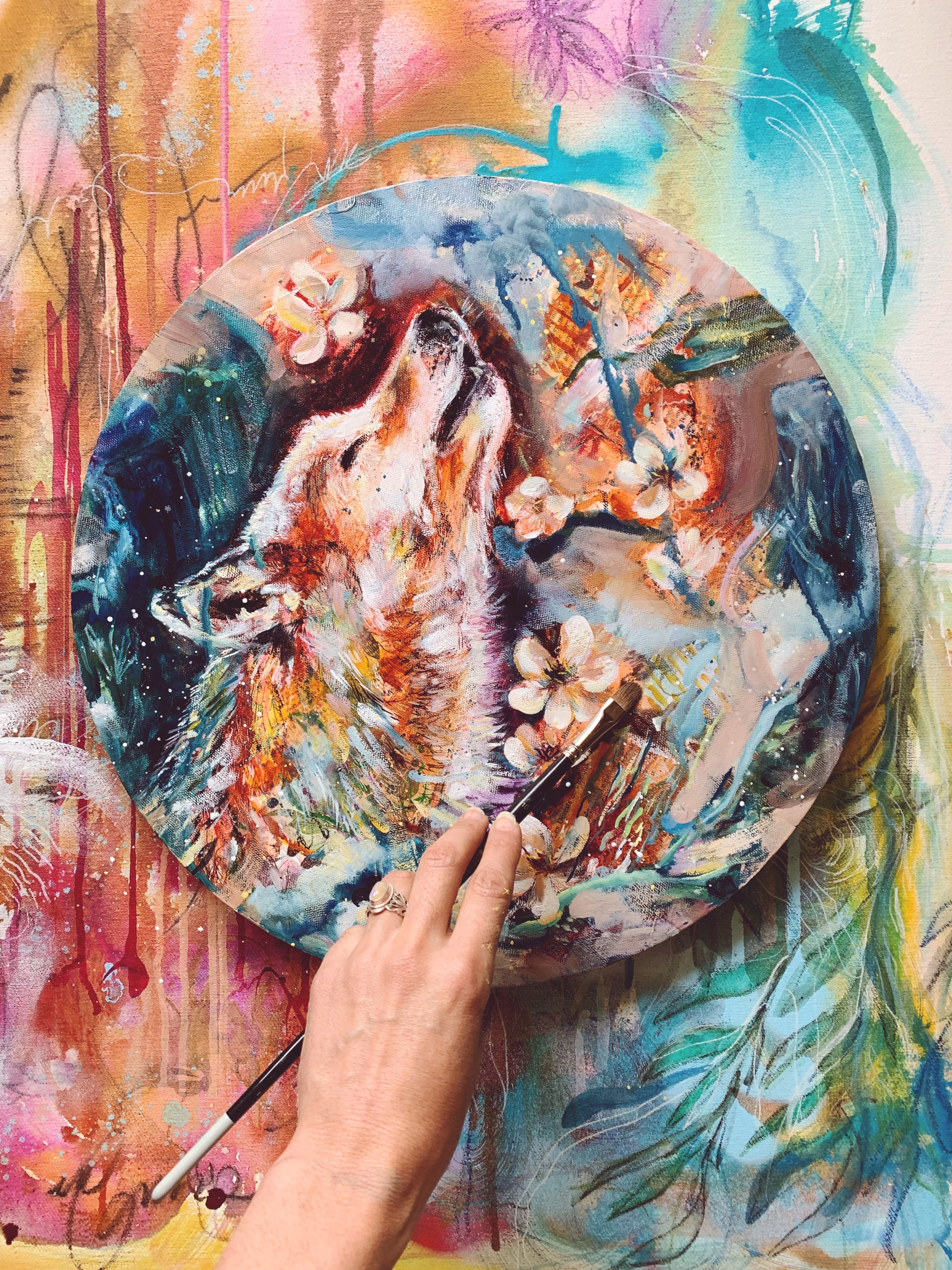 Takaya - Desert of Love - Oil painting