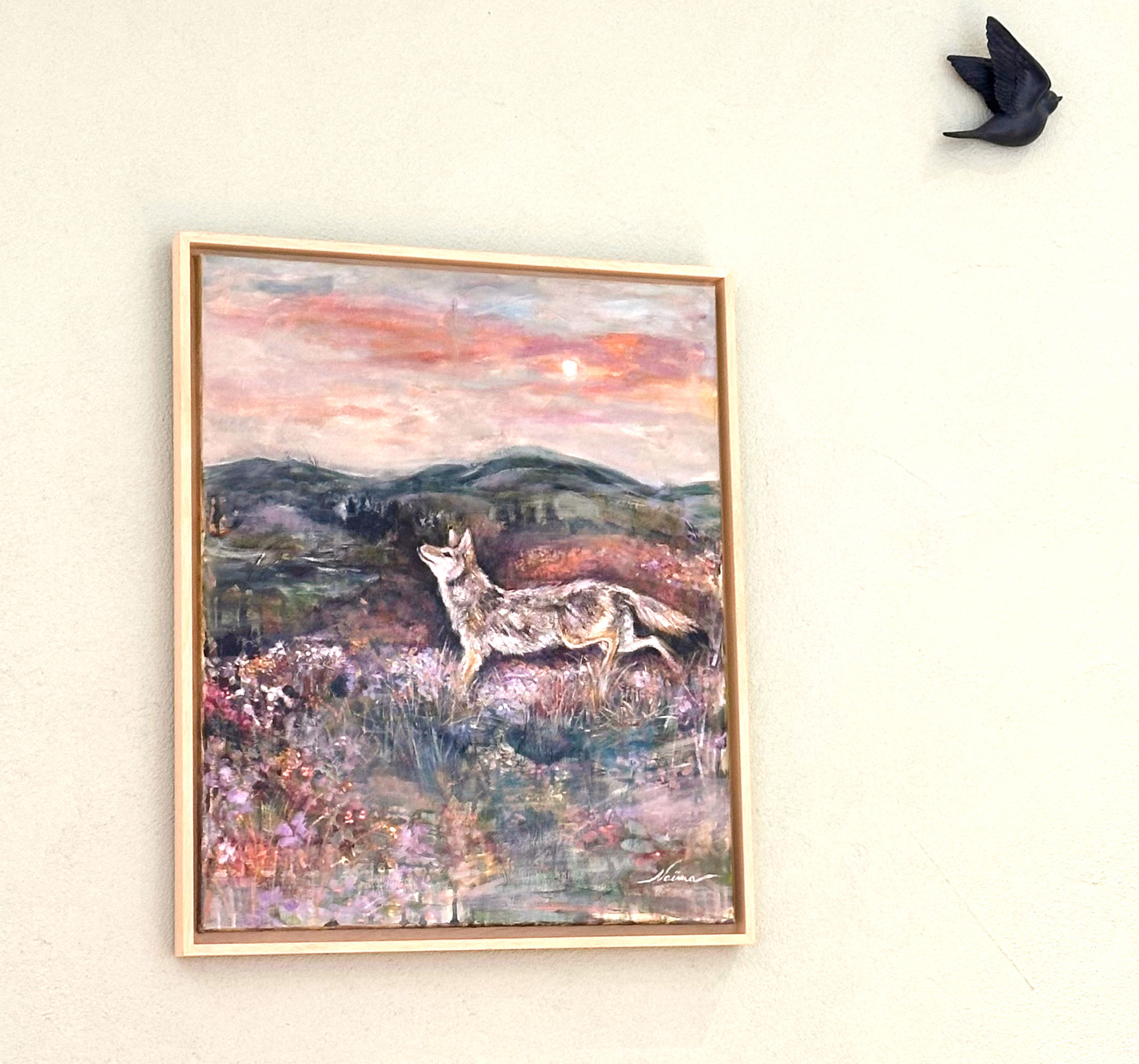 Soul Free | Oil Painting Framed | let us live like wildflowers
