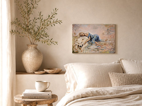 Take It Slow | Oil Painting | Wild Feminine Art