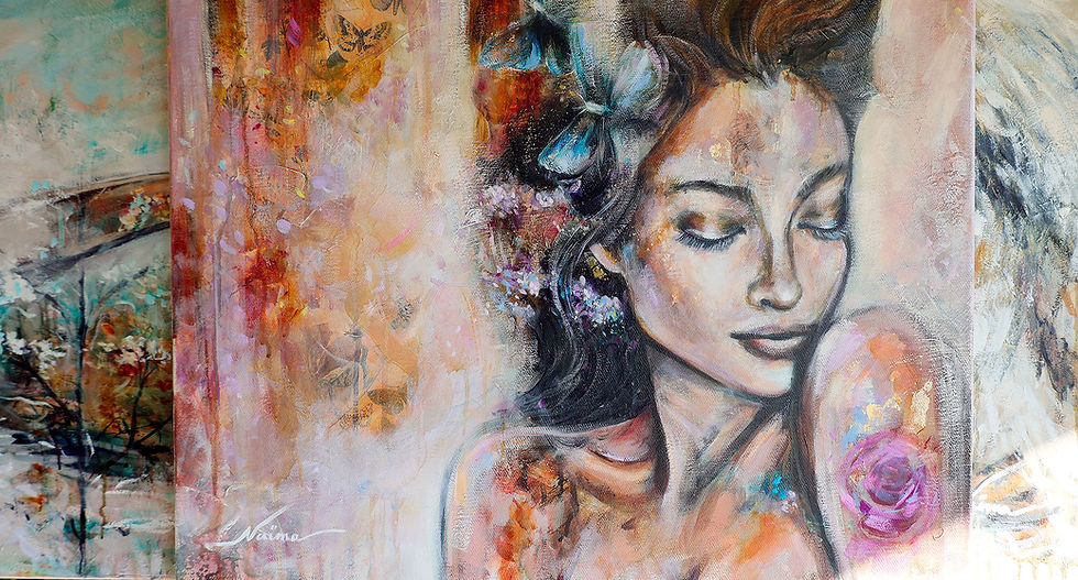 Thumbnail: She is Gently Unfolding Her Wings | Fine Art Print | 8x11