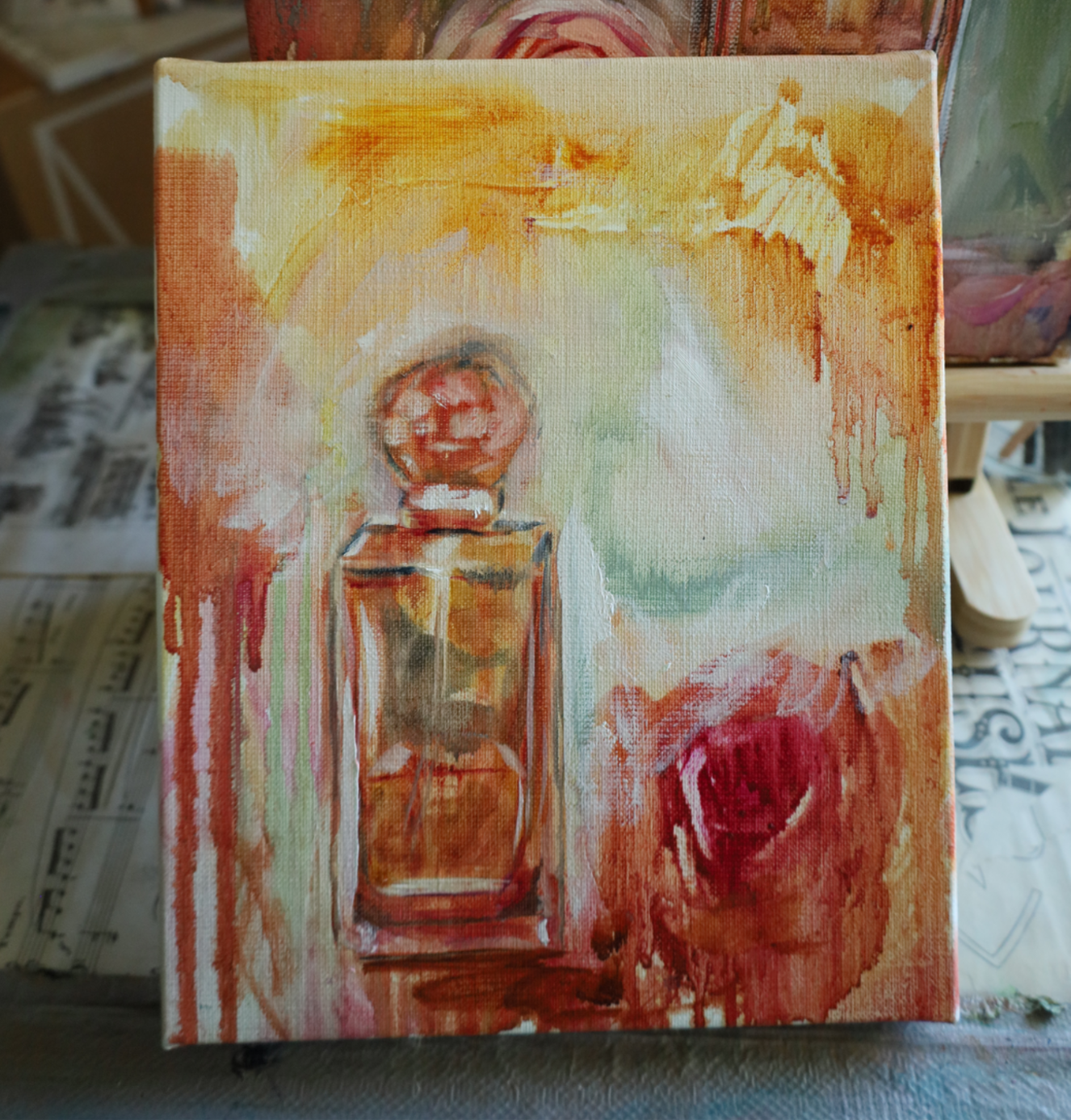Rose Path | Original Oil Painting | Divine