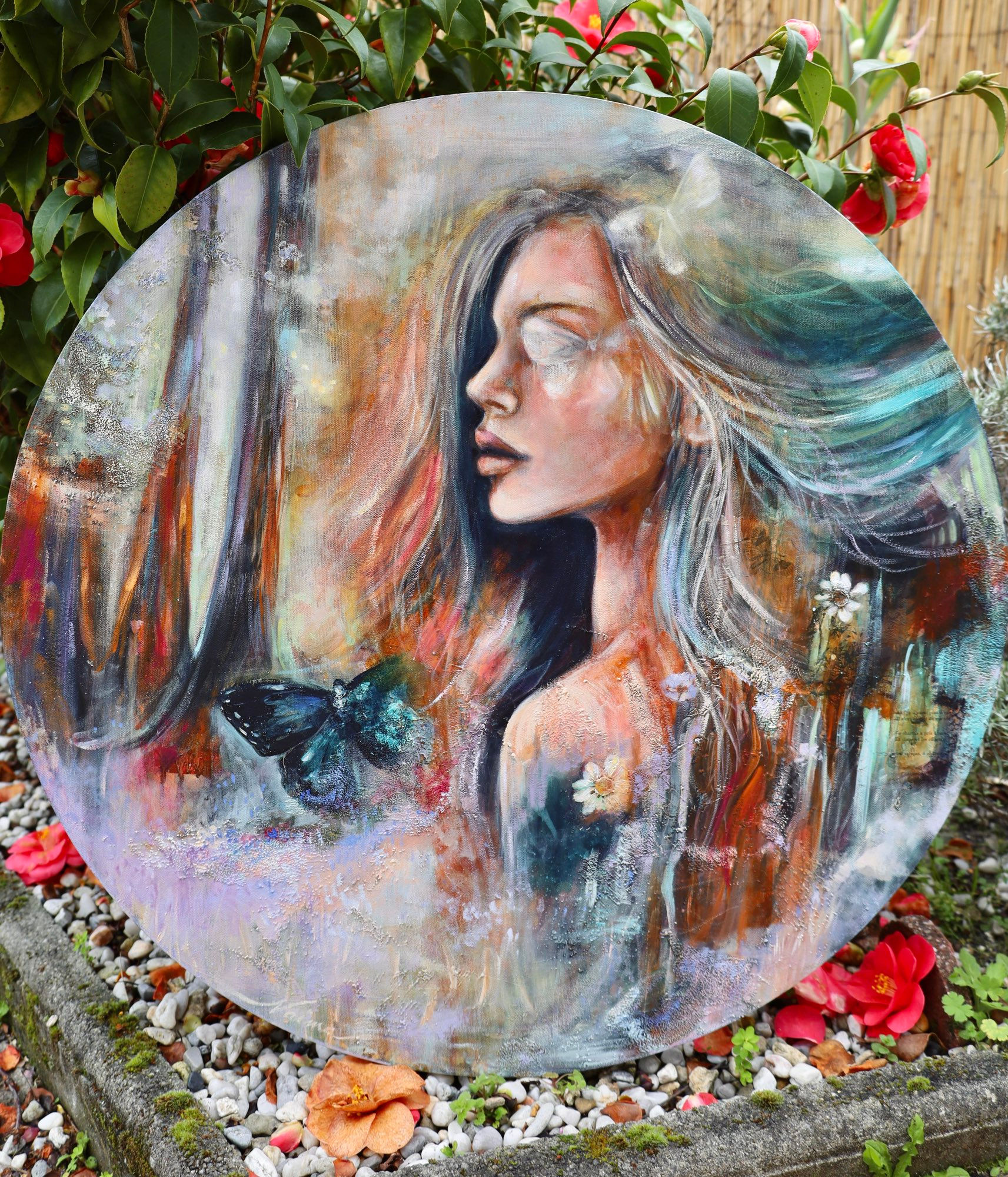 Rising From Within | Oil Painting | Sacred Feminine Art