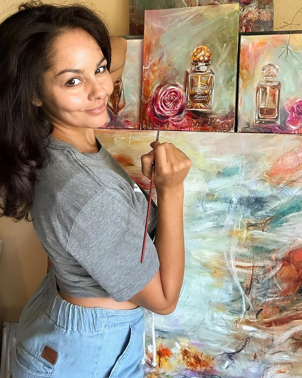Naima is a French impressionist artist