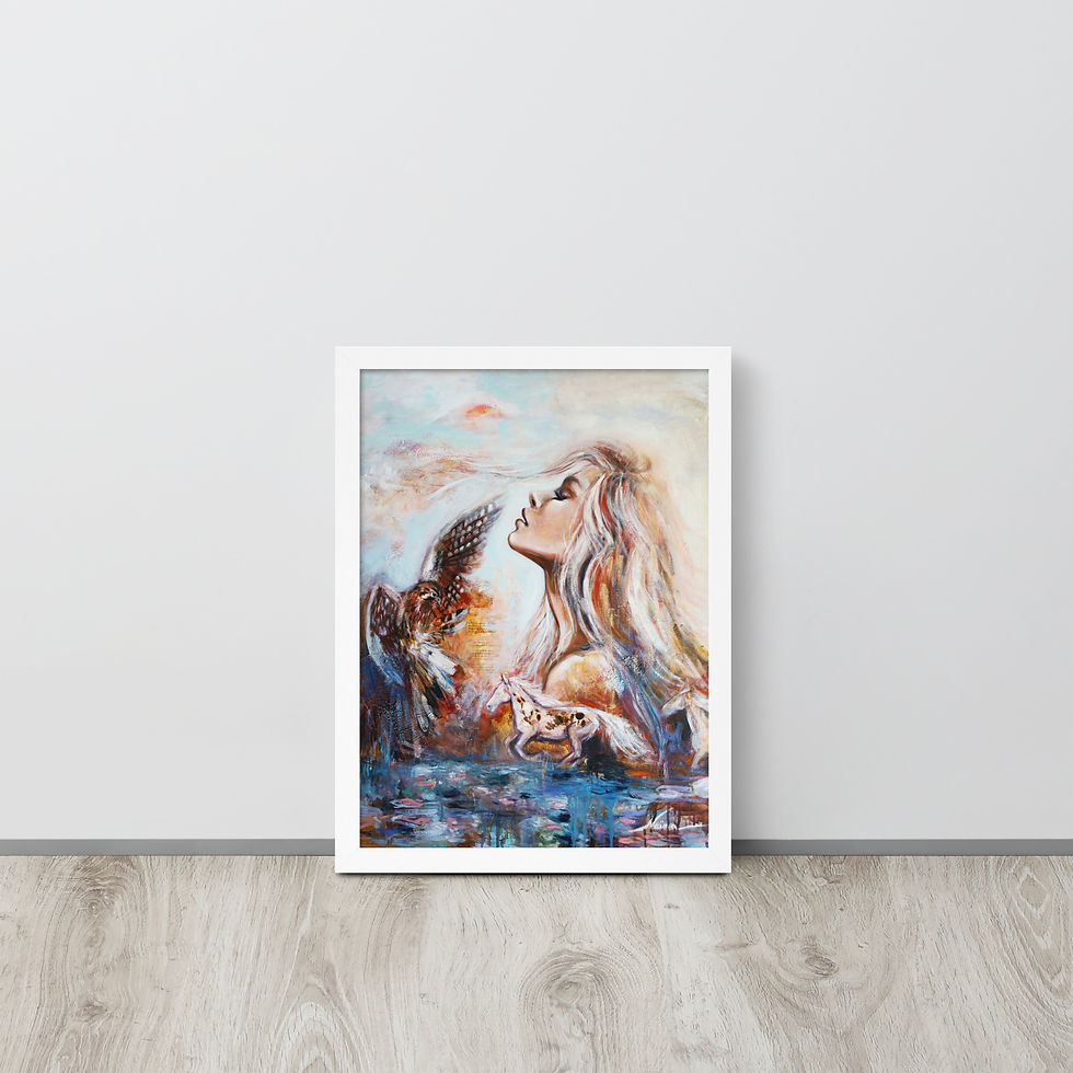 Unleashed 12x16 Framed Print