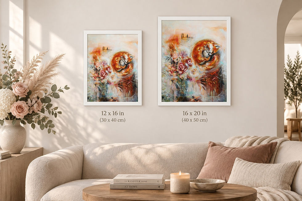 Miniature : Late Bloom - Framed Print by Naïma Namaste