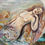 Thumbnail: Au Clair de Lune | Oil Painting | Mermaid | Divine Feminine Art
