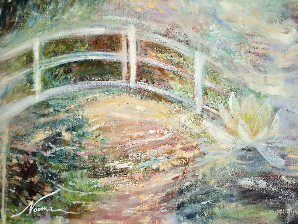 Naima Fine Art, waterlilies