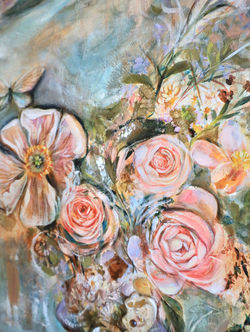floral bouquet painting