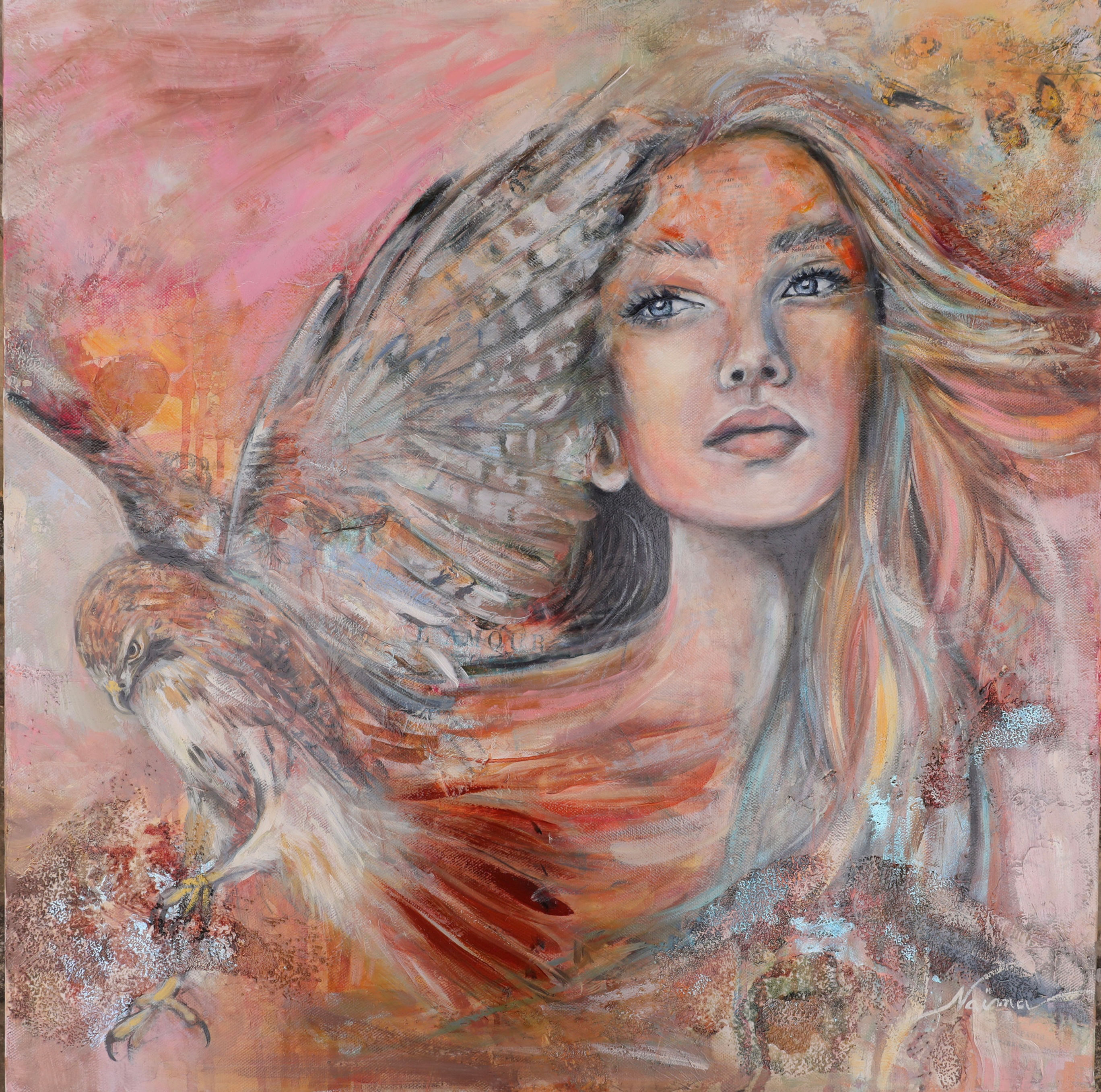 The Wisdom She Carries | Oil Painting | Sacred Feminine