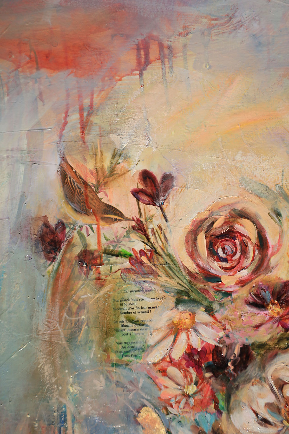 Thumbnail: French art, flower bouquet painting, oil painting for sale, floral painting for sale, peony art, French country art for sale