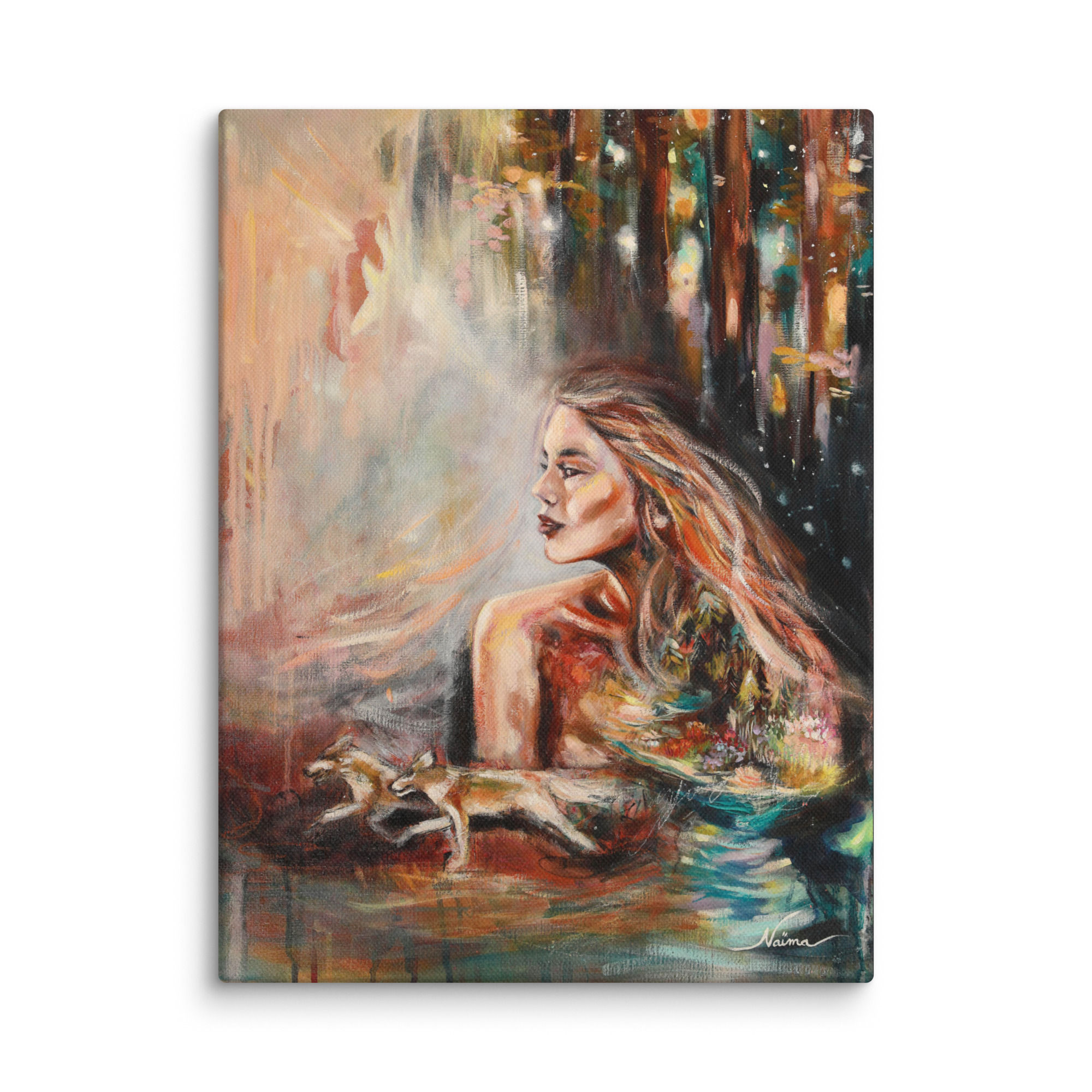 I am Wild - 12x16 Canvas Print