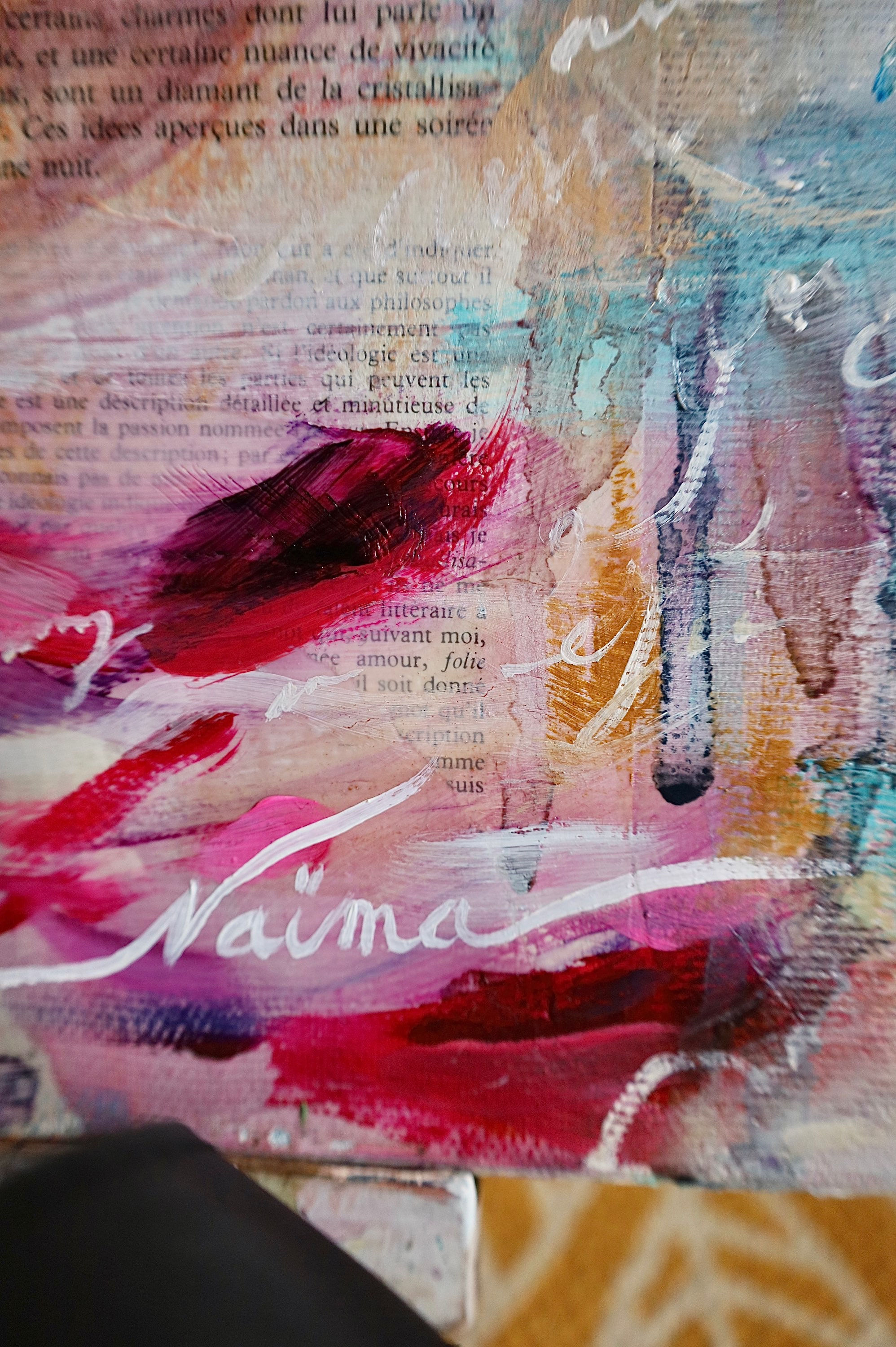 Divine Rose, feminine art, original oil painting for sale