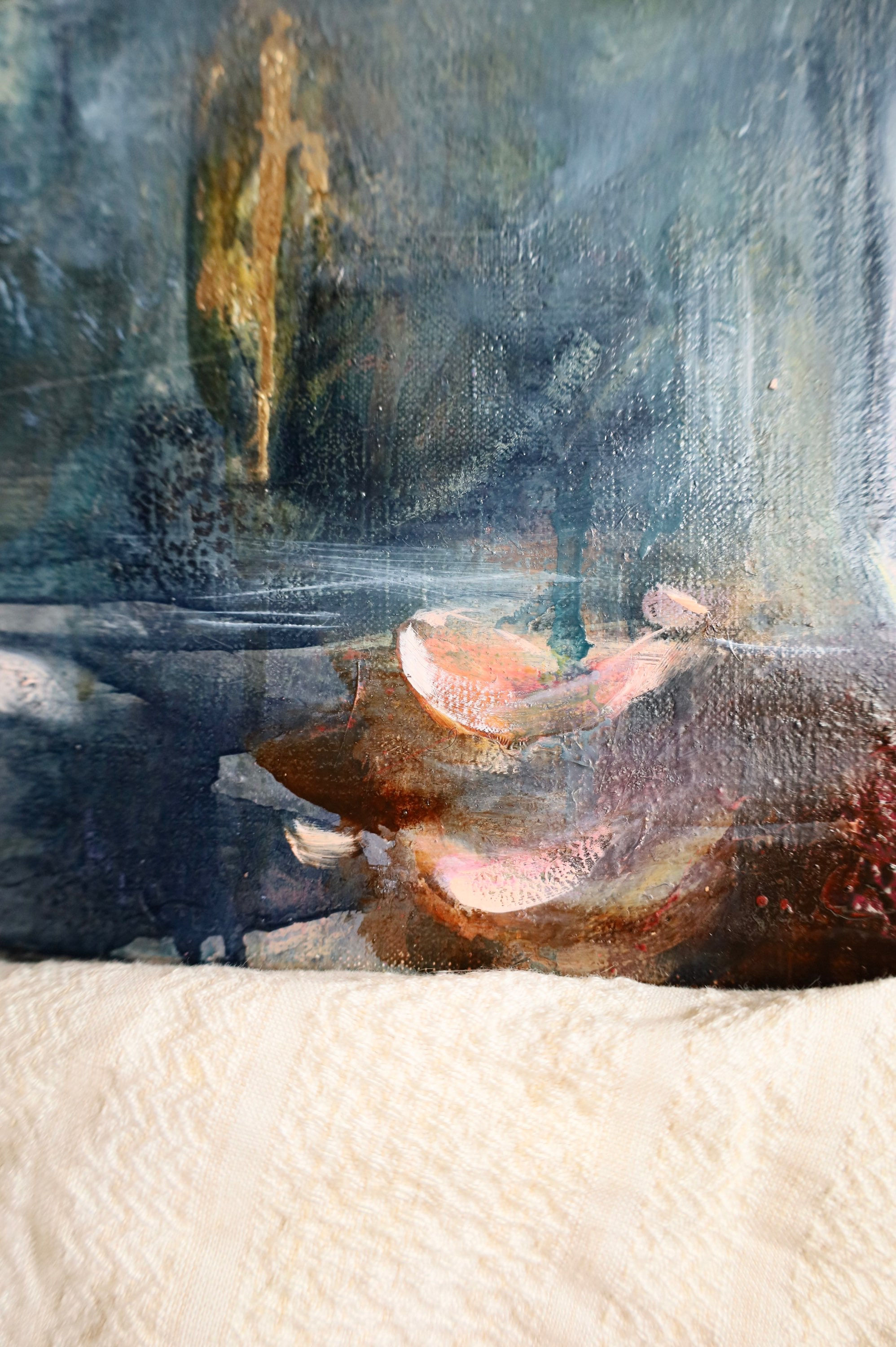 Beautiful roses flower bouquet oil painting, bumblebee art, divine feminine art, sacred feminine energy