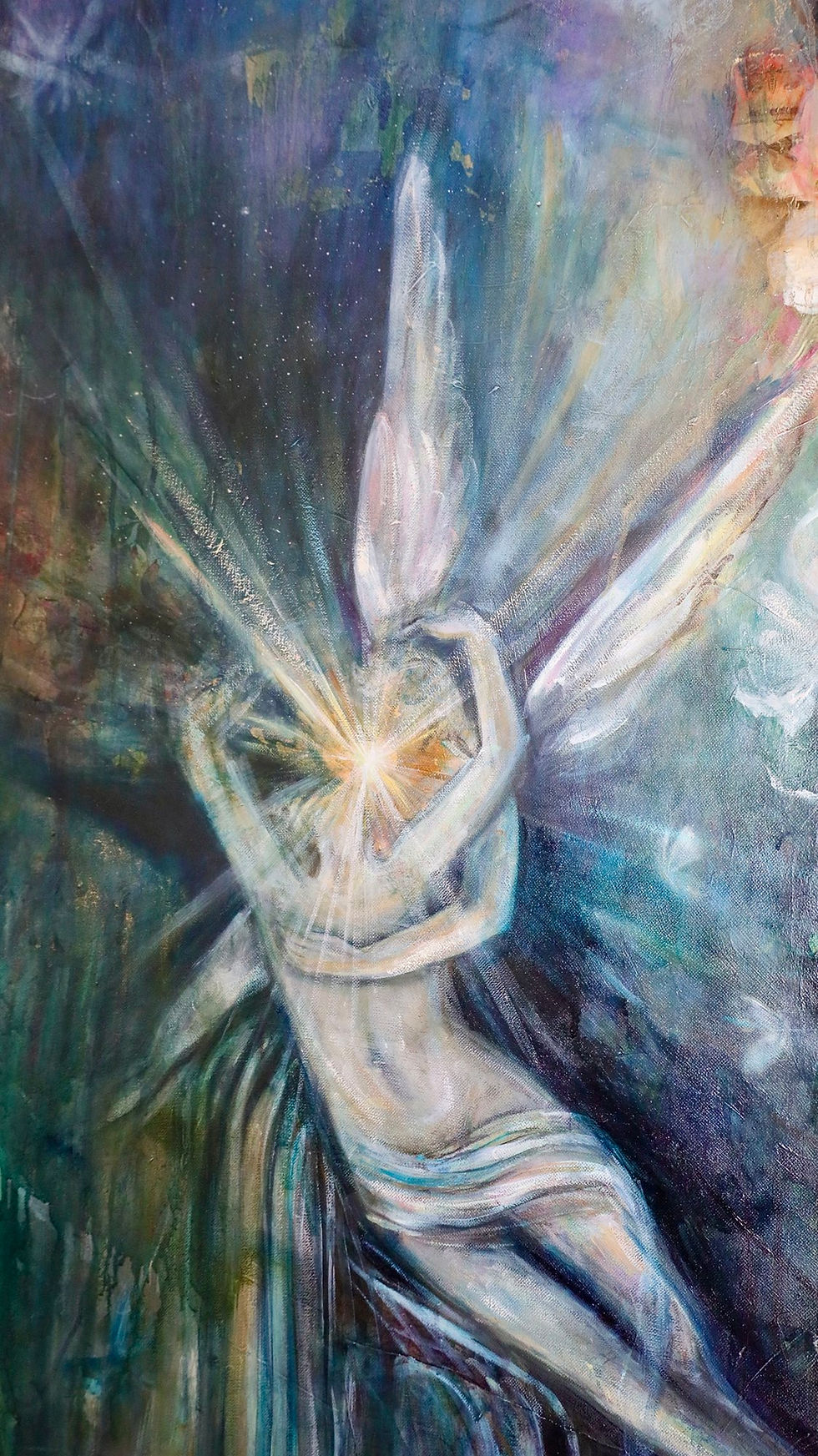 Miniature : Breath of Life | Original Oil Painting | Divine Feminine