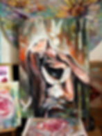 sacred feminine art, divine feminine art, rose