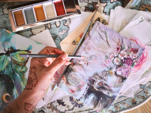 feminine art notebooks